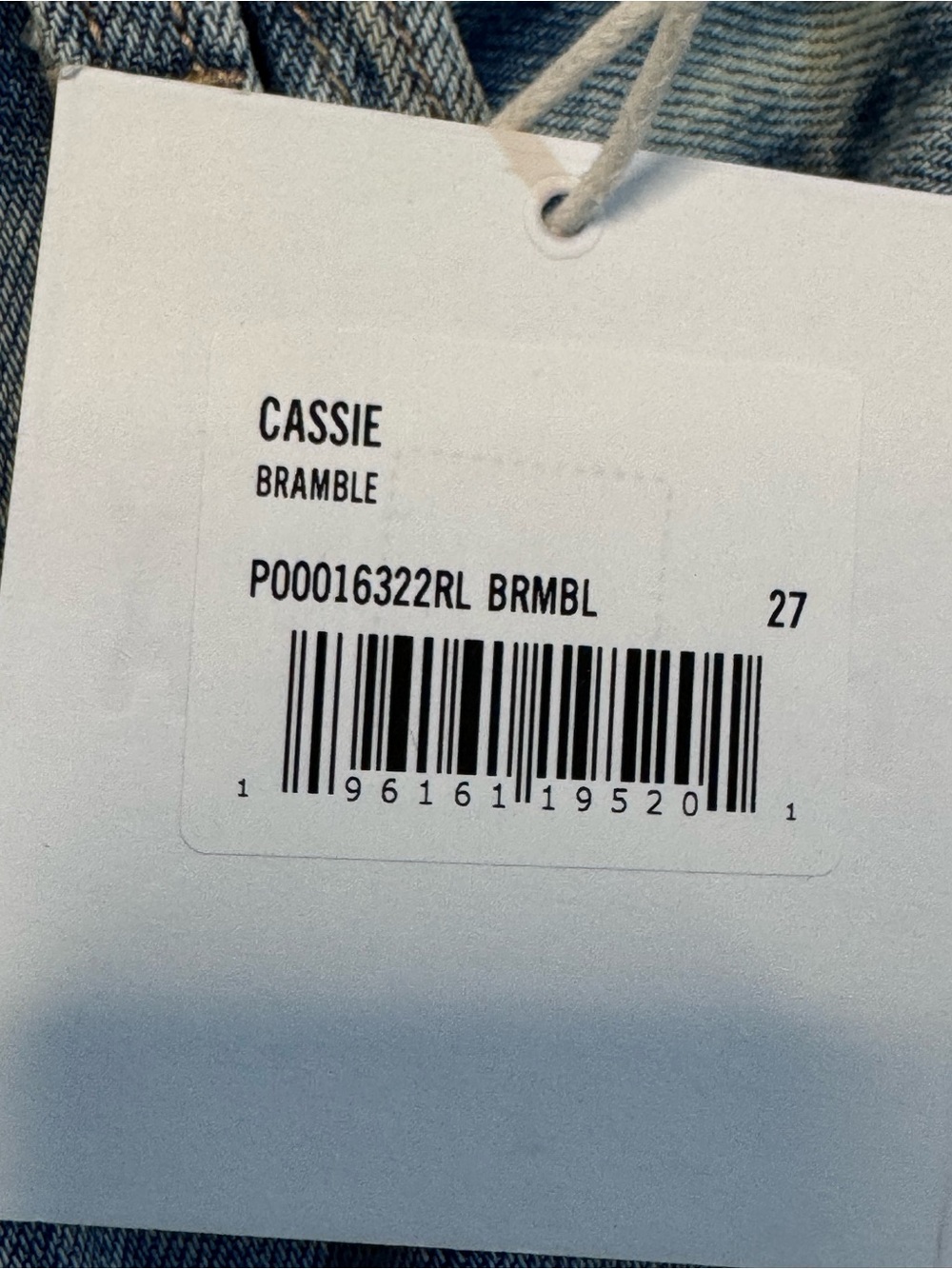 NEW PISTOLA Cassie Super High Rise Straight Jeans Bramble - Picture 13 of 16